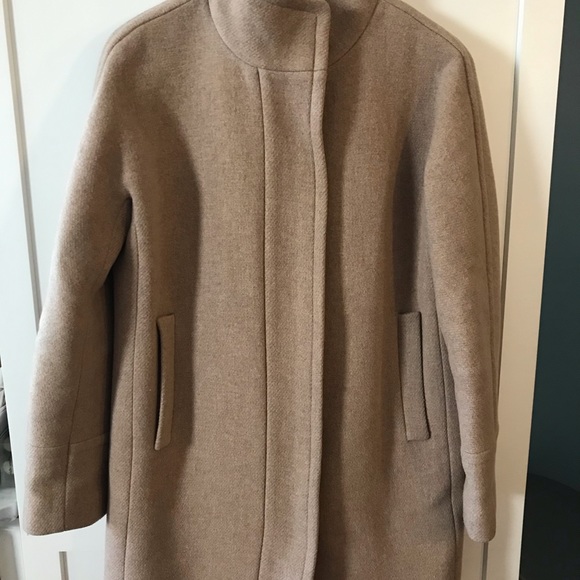J Crew Cocoon Coat Italian Stadium Cloth Wool - Picture 4 of 5